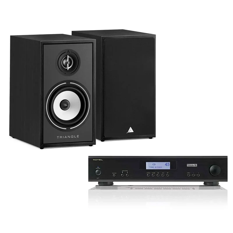 Rotel A11 Tribute Edition Noir + Triangle Borea BR02 Noir