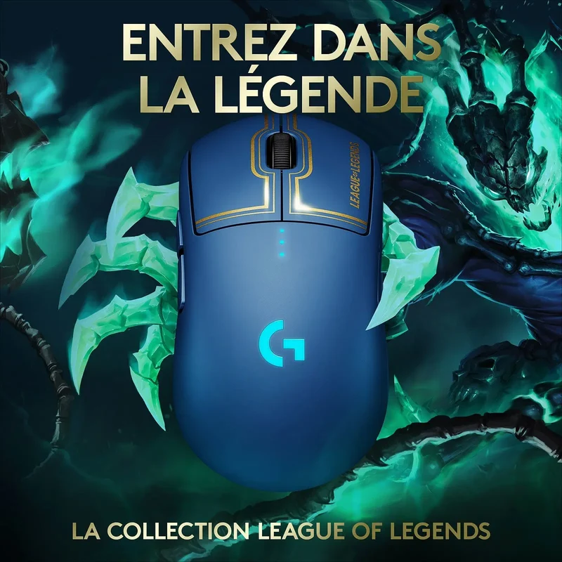 Souris Logitech G Pro Wireless Gaming Mouse (Edition League of Legends) 5099206099821