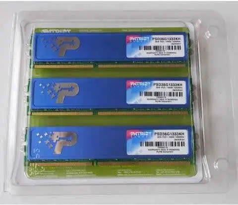 Patriot Signature Line RAM Mémoire 6 Go : 3 x 2 Go DDR3 1333 MHz PC3-10600