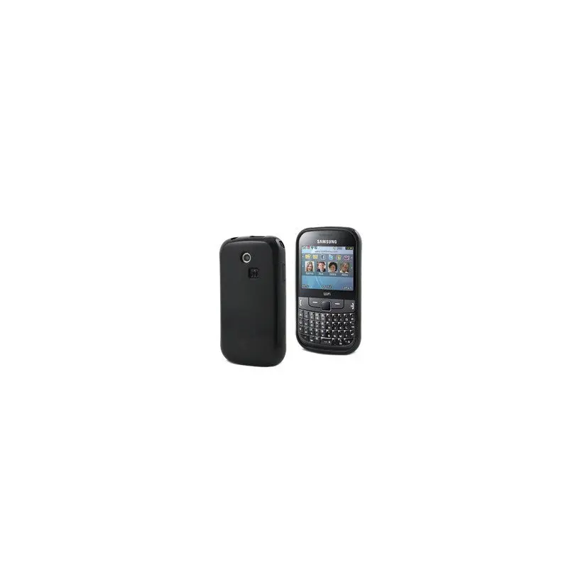 MUVIT HOUSSE MINIGEL NOIRE GLOSSY SAMSUNG S3350 CH@T 335