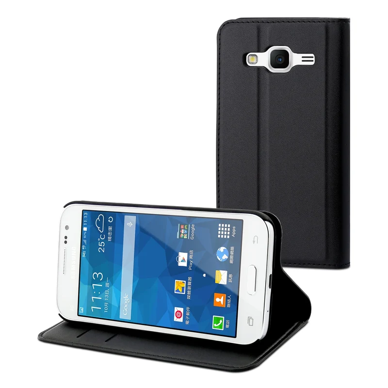 Muvit Etui Slim S Folio Noir Stand Samsung Galaxy Core Prime