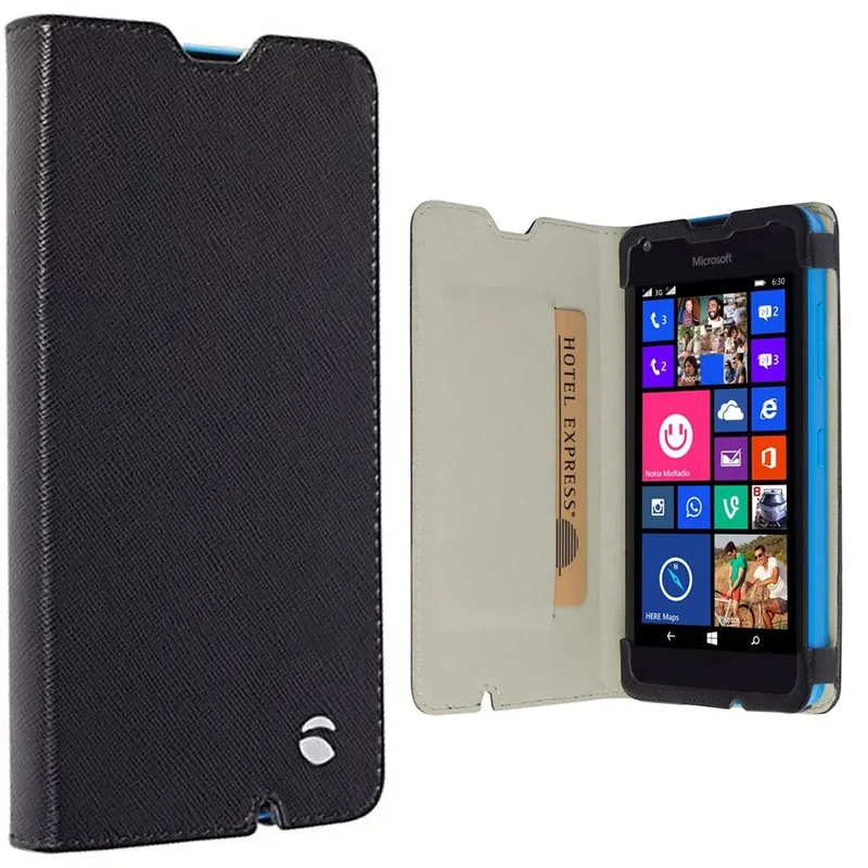 Etui noir Krusell MALMO pour Nokia Lumia 550
