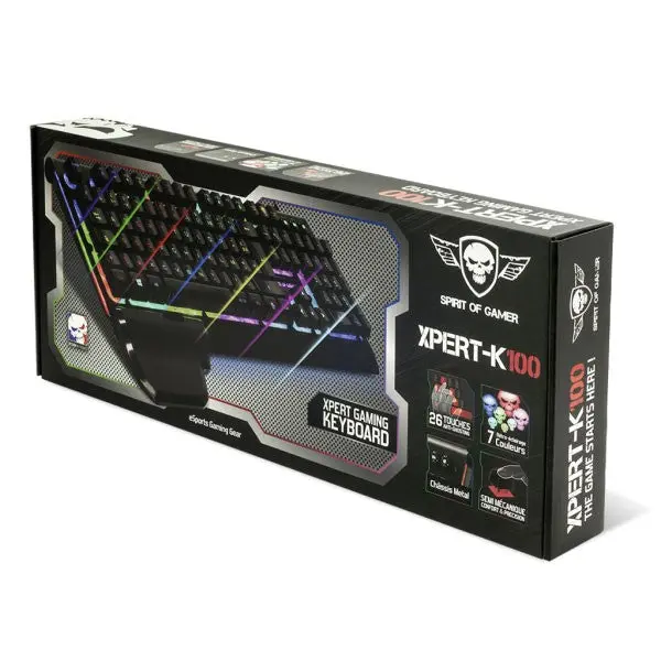 Spirit of Gamer Xpert-K100 Noir 3700104435216