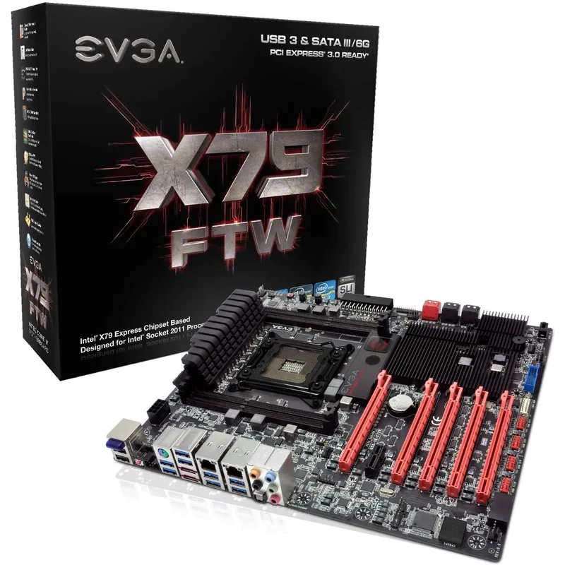 Carte mère EVGA X79 FTW (LGA2011) Sandybridgee/ATX/SLI 4250223637774 LGA 2011 x79