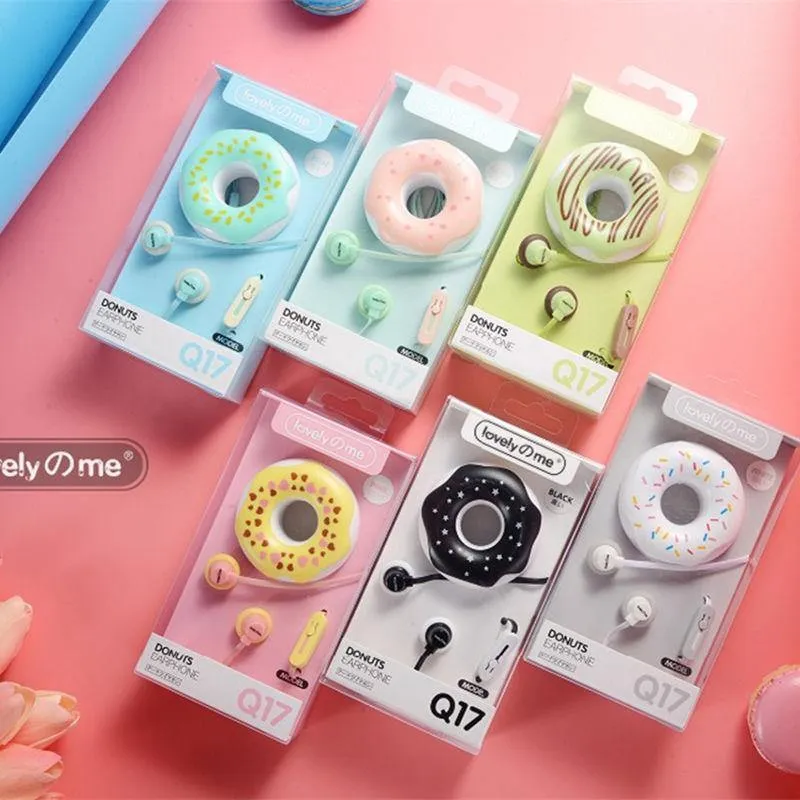 Donut Earbuds and Wind-up Case