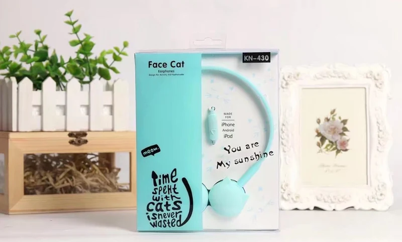 Cat Face Headphones