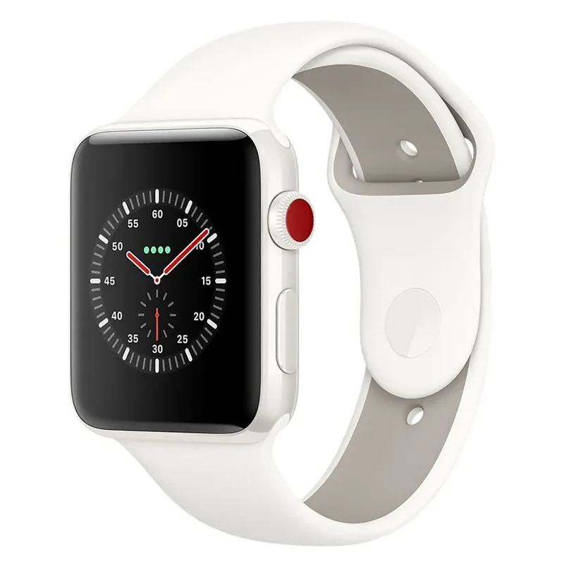 Apple Watch Edition Series 3 GPS + Cellular Céramique Blanc Sport Coton 42 mm MQM52ZD/A 0190198517135
