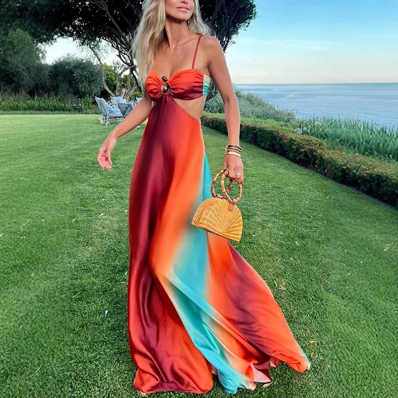 Solara Sunset Maxi Dress