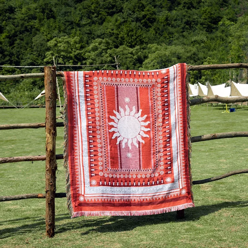 Boho Sun Tapestry Blanket