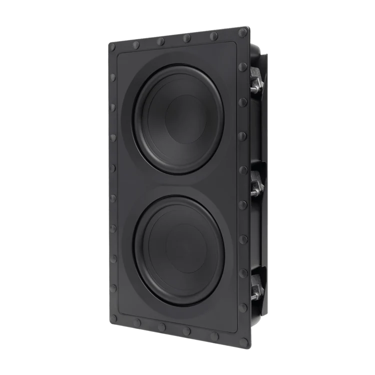 Paradigm DCS-208FR3 | Caisson de Graves "Sub" - Encastré - Mural - Série Défiance - Boîtier résistant au feu - Blanc - Surface prête à peindre