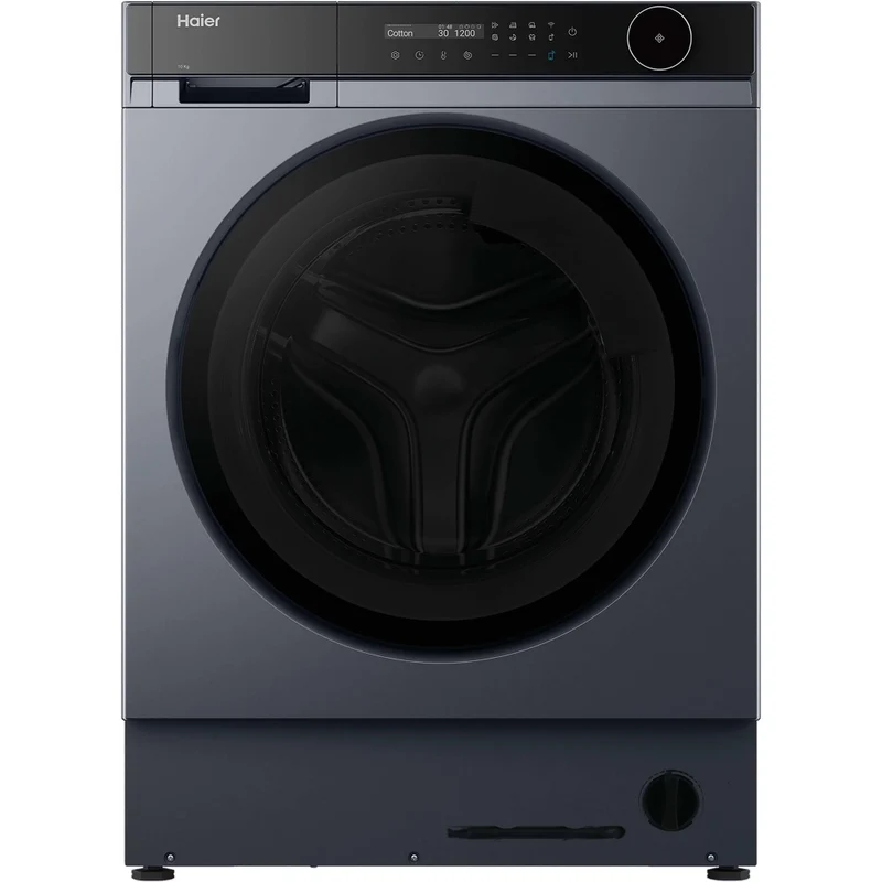 Haier Series 8 HWB100B14858GUUK Integrated 10kg 1400 Spin WiFi Connected Washing Machine Graphite - A Rated