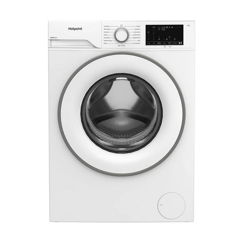 Hotpoint H101ANTISTAINUK 10kg 1400 Spin Freestanding Front Loading Washing Machine White