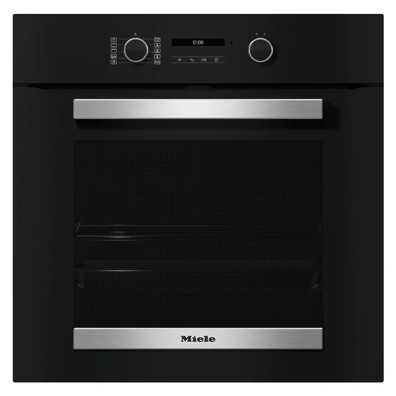 Miele H 2465 BP Built-In Electric Single Oven with Pyrolytic Cleaning Black - A+ Rated