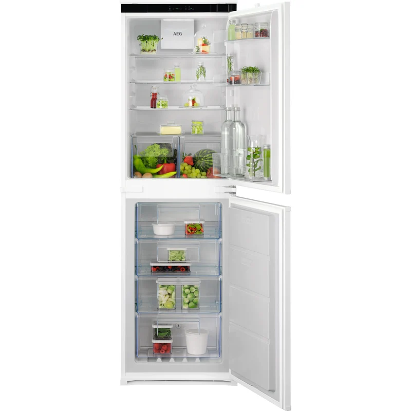 AEG Series 7000 NSC7T185ES GreenZone Built In Frost Free Fridge Freezer
