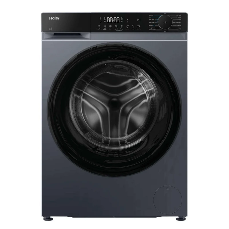 Haier X Series 5 HW100BP14357GUUK 10kg 1400 Spin WiFi Connected Freestanding Washing Machine Graphite - A Rated