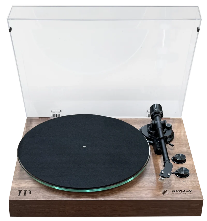 Mitchell Acoustics UStream TT3 Bluetooth Vinyl Turntable with USB - Walnut