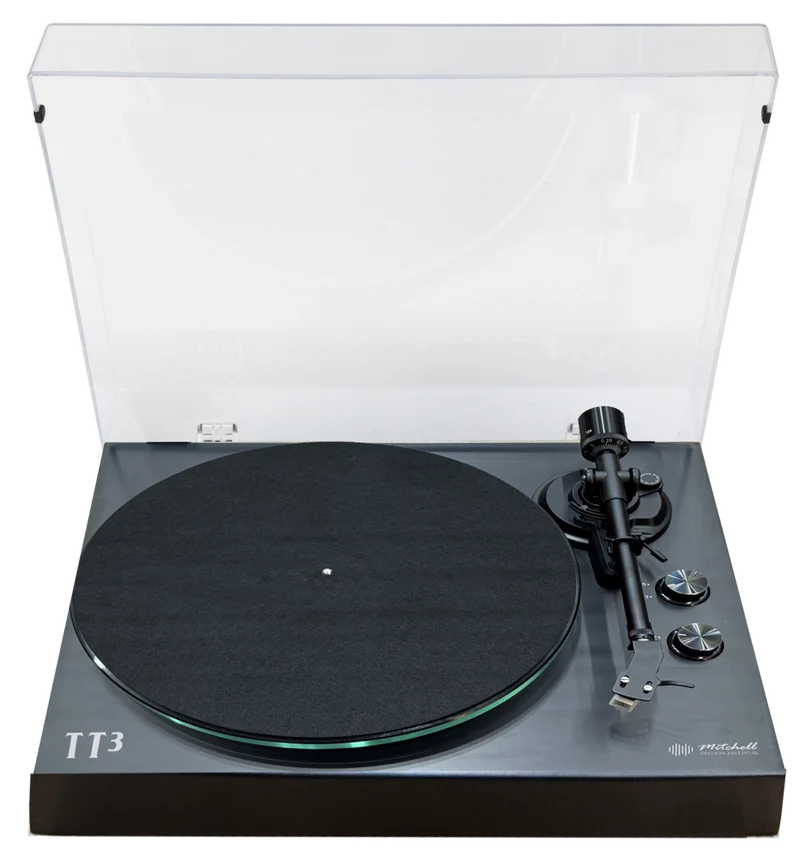 Mitchell Acoustics UStream TT3 Bluetooth Vinyl Turntable with USB - Black