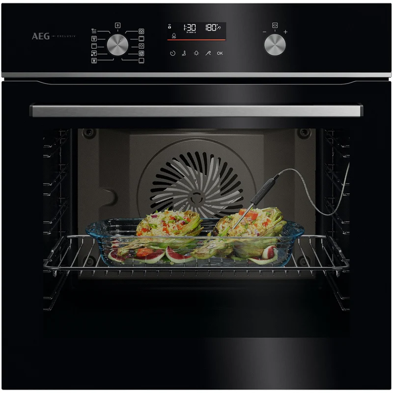 AEG Series 5000 GA5CB50FAB SurroundCook Built In Electric Single Oven Gloss Black
